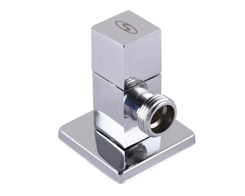 Кран напівобертовий кутовий SOLOMON 1/2″х1/2″ CUBE 7078 ( 2 шт.)
