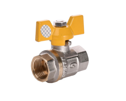 Кран кульовий прямий SOLOMON  1/2″ ВВ ЖБ PN40 B1007