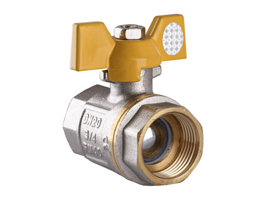 Кран кульовий прямий SOLOMON 3/4″ ВВЖБ PN40 B1007