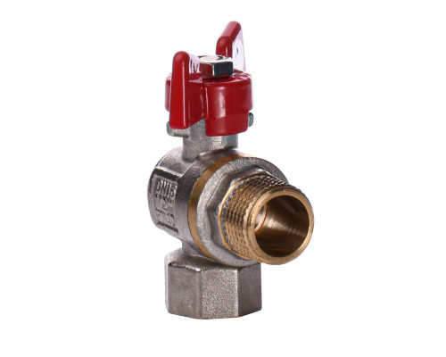 Кран кульовий Q PROFESSIONAL 1/2″  нв КБ  кутовий Q154  PN40