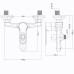 Змішувач для ванної  Globus Lux Dolly GLD-0102N