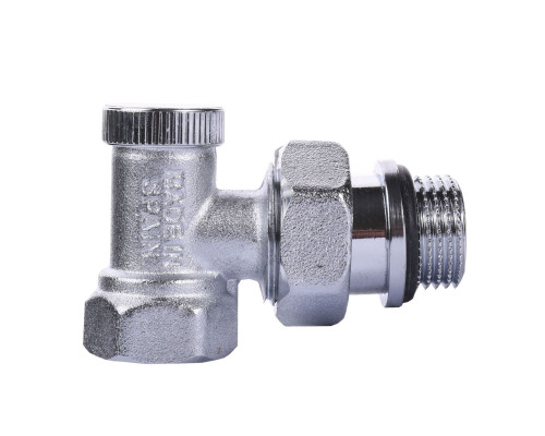 Кран радіаторний кутовий ARCO 1/2″ під ключ з ущільнювачем 507605