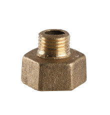 Перехідник редукційний 1/2″х1/4″ВЗ латунний 639Б