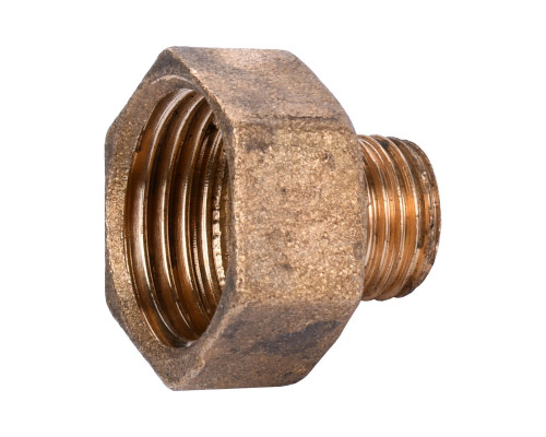 Перехідник редукційний 1/2″х1/4″ВЗ латунний 639Б