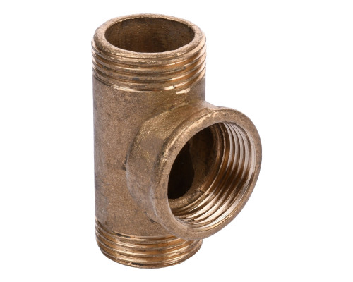 Трійник 3/4″ЗВЗ латунний 658Б
