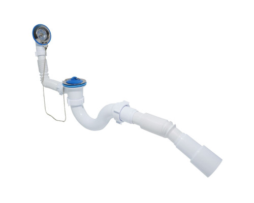 Сифон Waterstal А-40089 для ванни з перел. 1 1/2″, з гнучкою трубою