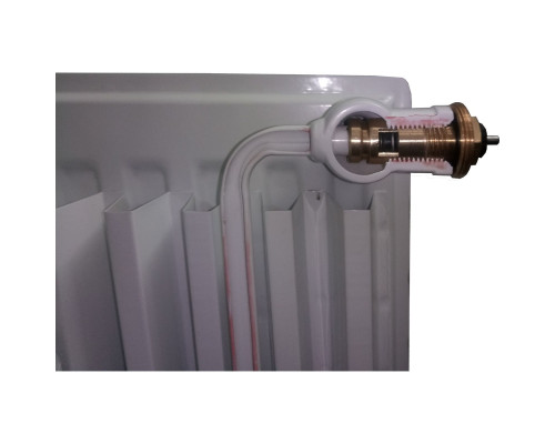 Клапан OUTER під термоголовку М30x1,5 панельного радіатора 1/2″З ECO5029 ECO Technology (на трубу)