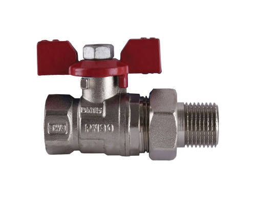 Кран кульовий ARCO      1/2″ SENA 154103 прямий з американкою  (754103)