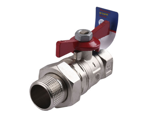 Кран кульовий ARCO    1″ SENA 154105 прямий з американкою (754105)