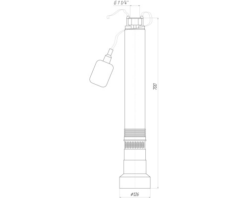 Насос колодязний OPTIMA OP 5,1 - 48/6  F 0,6 кВт (з поплавком)
