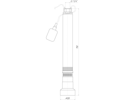 Насос колодязний OPTIMA OP 5,1 - 56/7  F 0,8кВт (з поплавком)