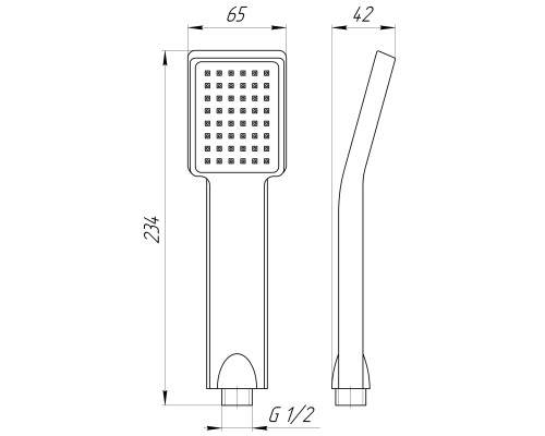 Душова лійка Globus Lux SUS-001PQ