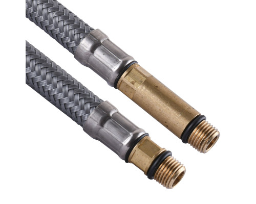 Шланг для змішувача TUCAI М10х3/8″ 0,5м АНТИКОРОЗІЯ TAQ GRIF AСB 207414 ПАРА