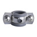 Хомут в зборi CR     3/8″ (16-19мм) з гвинтом-шурупом 8*80 та дюбелем в уп., сірий