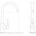 Змішувач для кухні Globus Lux LAZER GLLR-0203S-BB