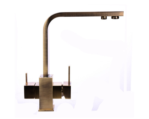 Змішувач для кухні під осмос Globus Lux LAZER GLLR-0111-9-BRONZE