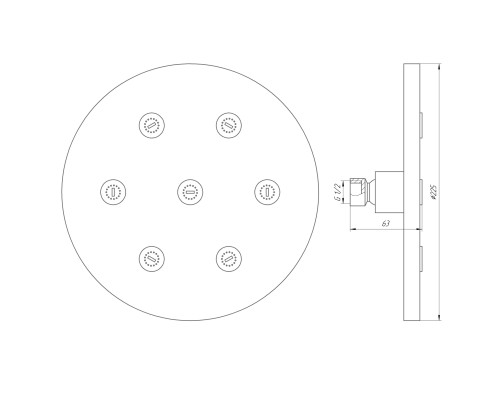 Душова лійка Globus Lux SD08A
