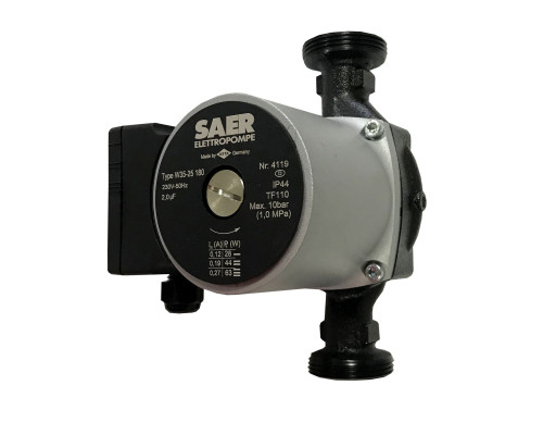 Насос циркуляційнний SAER W35-25 180мм + гайки