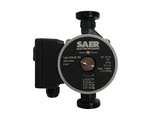 Насос циркуляційнний SAER W35-25 180мм + гайки