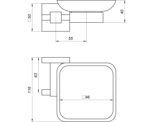 Мильниця одинарна Globus Lux SQ 9408