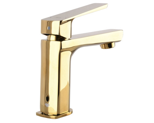 Змішувач для умивальника TOPAZ LEXI TL- 21201-H57-AU cartridge D25 золото PVD