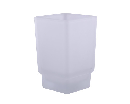 СТАКАН матовий квадратний GLASS 0021A для TKB, SQ ,BQ