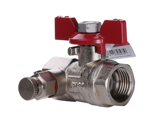Кран кульовий повнопрохідний ARCO VA30 1/2″ 152203 (752203) з краном Маевського