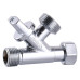 Кран кульовий з притискною гайкою ARCO CONECTA 1/2″х1/2″х3/4″ 280020