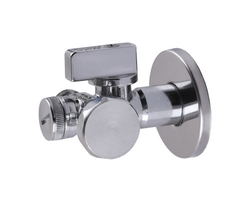 Кран кульовий кутовий подвійний ARCO 1/2″х 3/4″х3/8″ DUAL29