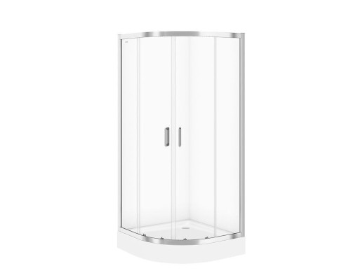 Душова кабіна напівкругла ARTECO  90x90x190 прозоре скло