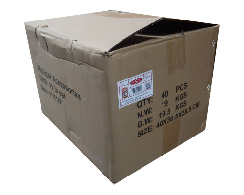 Комплект футорок секційного радіатора CRISTAL NR-2013 1/2″ з 2-кронштейнами (HT 405)