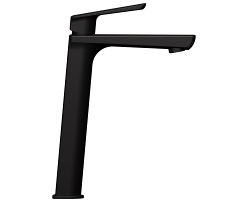 Змішувач для умивальника TOPAZ LEXI TL 21203-H57-BL високий,Чорний мат.,шланги TAQ-M1055,D25