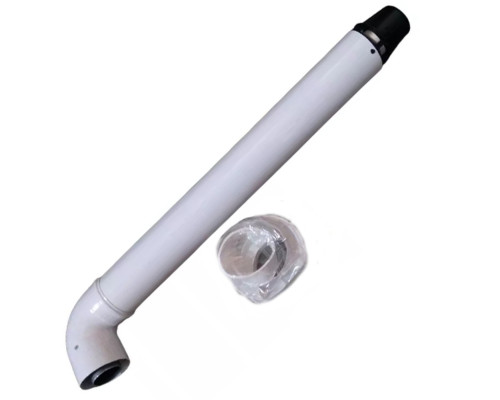 Димохід коаксіальний Saunier Duval 750 мм, ø 60/100 мм, з коліном 71.M17.00.04