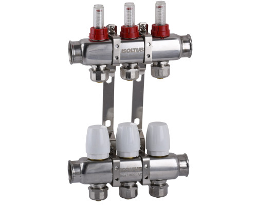 Колектор ISOLTUBEX SPAIN INOX AISI-304 нержавіюча сталь CO-3  (1″х3)