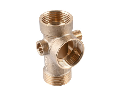 Гребінка 5-ти ходова 80мм (п'ятірник) OPTIMA з виходами 1/4″вр 1/4″зр на одній осі  (DS 005 C)