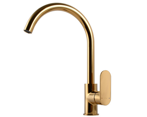 Змішувач для кухні TOPAZ BARTS TB 07403-H36-AU боковий S- D35 шланги 45см золото PVD
