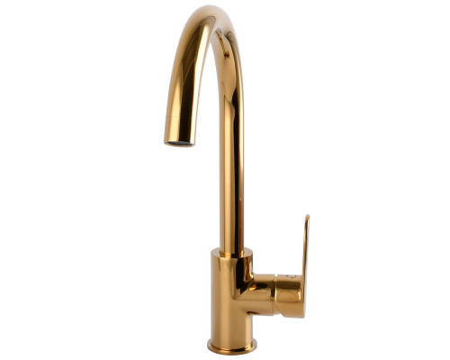 Змішувач для кухні TOPAZ BARTS TB 07403-H36-AU боковий S- D35 шланги 45см золото PVD