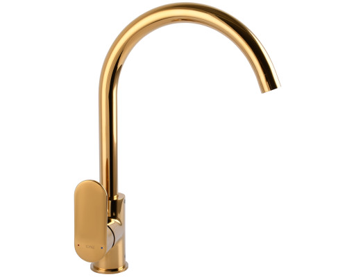 Змішувач для кухні TOPAZ BARTS TB 07403-H36-AU боковий S- D35 шланги 45см золото PVD