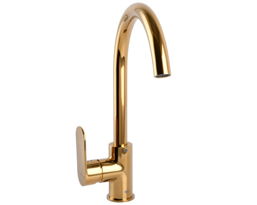Змішувач для кухні TOPAZ BARTS TB 07403-H36-AU боковий S- D35 шланги 45см золото PVD