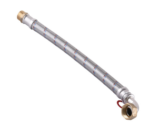 Шланг антивібраційний кутовий SOLOMON 1″ ЗВ 1,0м HS3001