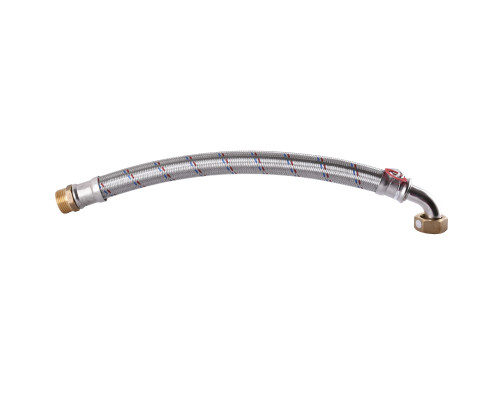 Шланг антивібраційний кутовий SOLOMON 1″ ЗВ 1,0м HS3001