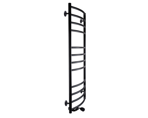 Рушникосушарка UNIO LDE EL 1200-500-12 BLK Драбинка Дуга Еліт електро чорна