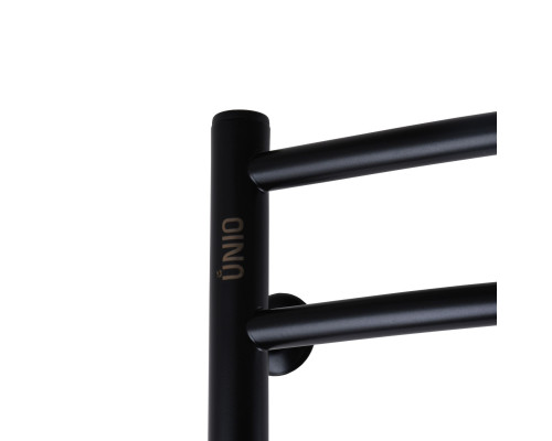 Рушникосушарка UNIO LDE ER 1200-500-12 BLK Драбинка Дуга Еліт електро чорна
