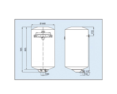 Водонагрівач LEOV EL100 l
