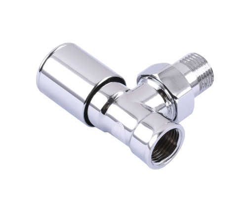 Кран вентильний кутовий з американкою SOLOMON 1/2″ CHROM 1845