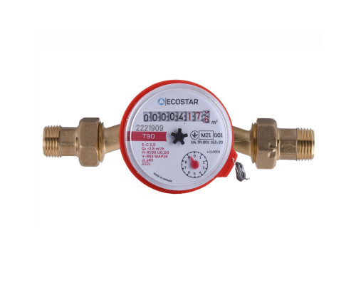 Лічильник гарячої води ECOSTAR DN15 1/2″ L110 E-C 2,5