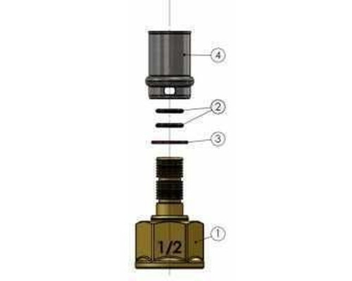Муфта із внутрішньою різьбою прес APE ITALY AP 102 3/4″х26