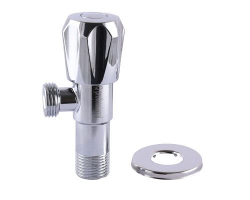 Кран вентильний кутовий Professional 1/2″X1/2″ NV-QP999