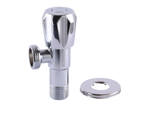 Кран вентильний кутовий Professional 1/2″X3/4″ NV-QP999