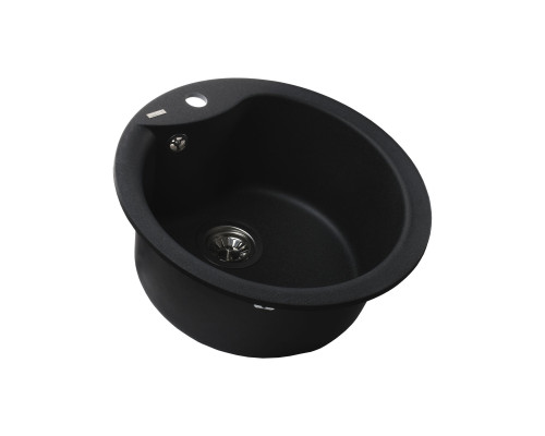Гранітна мийка Globus Lux ORTA графіт 485мм-А0001